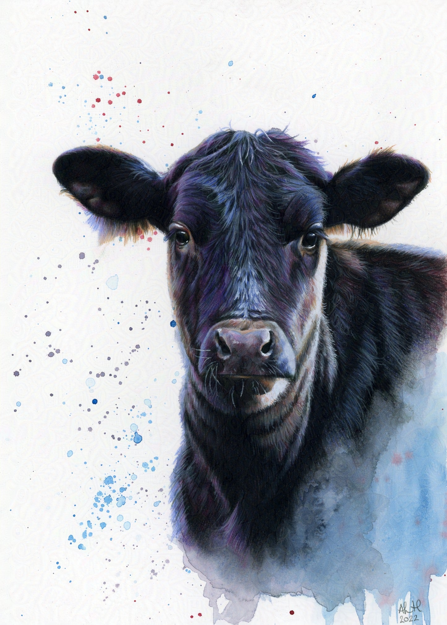 Stardust in Her Eyes | Original Calf Artwork